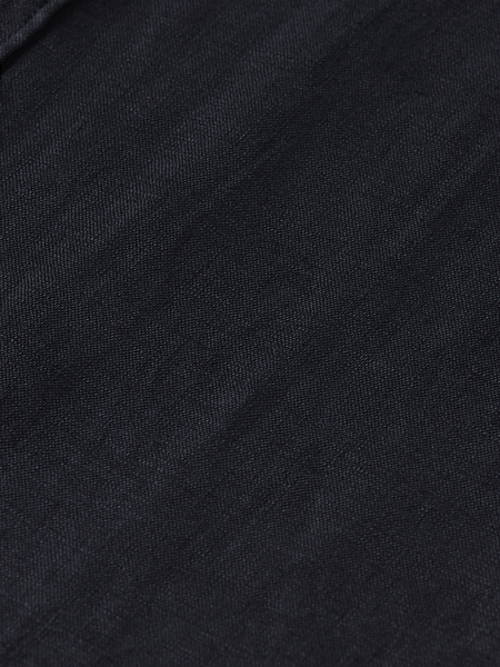 Black 100% Linen Shirt