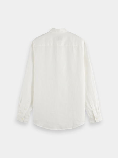 White 100% Linen Shirt