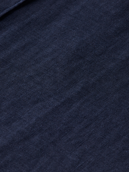 Ink Navy 100% Linen Shirt