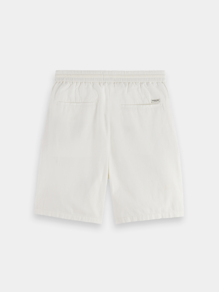 Fave Cotton-Linen Shorts - Off White