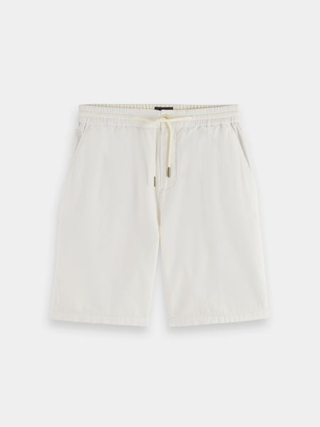 Fave Cotton-Linen Shorts - Off White