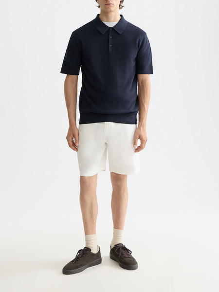 Fave Cotton-Linen Shorts - Off White