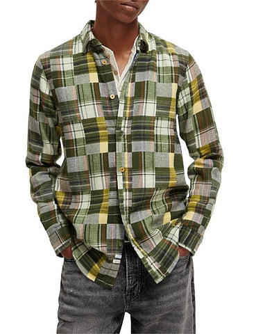 Green Check Flannel Shirt