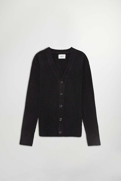 John 6683 Wool Blend Cardigan - Black