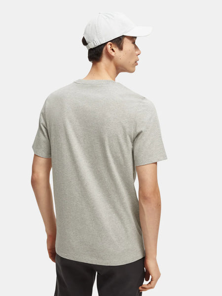 T-Shirt In Organic Cotton - Grey Marle