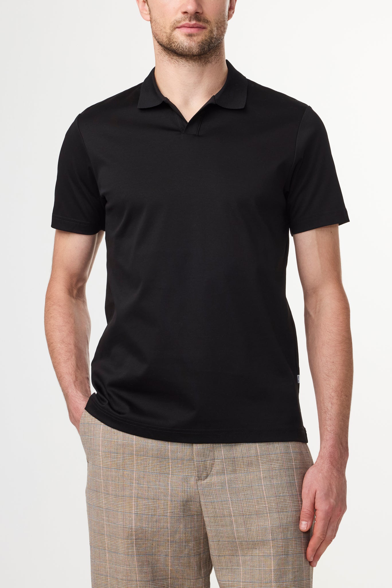 Paul Short Sleeve Polo - Black