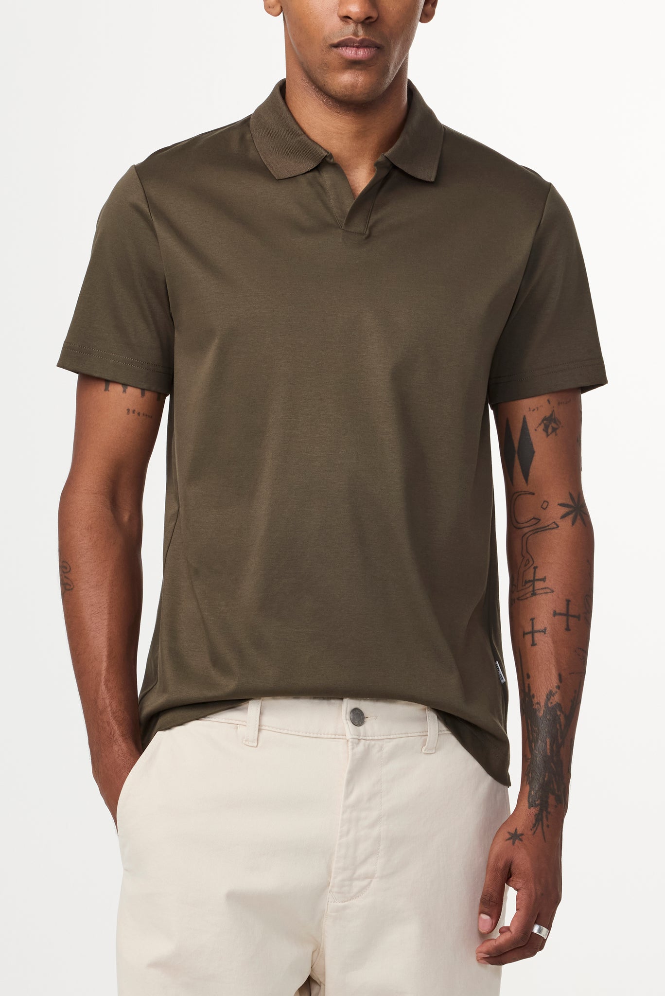 Paul Short Sleeve Polo - Capers